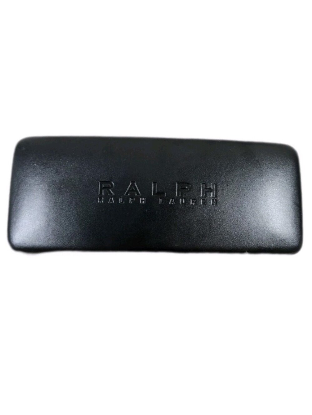 Ralph Lauren Glasses Sunglasses Hard Case Clamshell Black Logo New Glass Wipe
